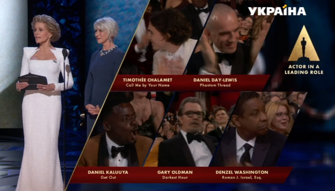 Оскар 2018: названий переможець у номінації Кращий актор